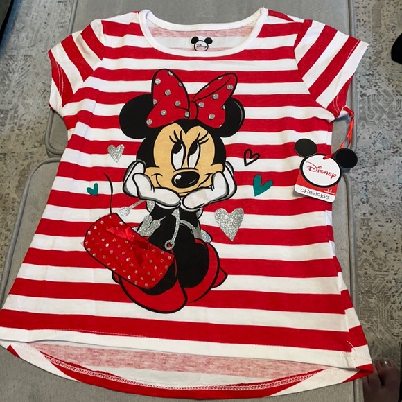 Girl’s NWT Minnie Mouse tops! Size 6